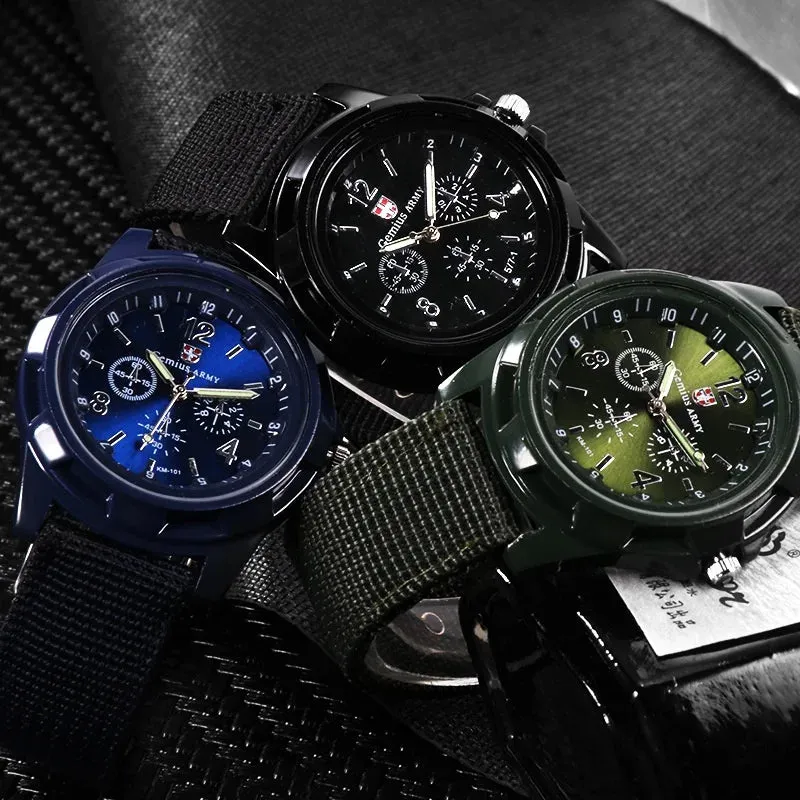 Relógio Masculino Pulseira de Nylon Kegllect