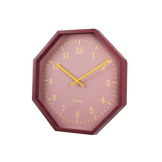 Reloj de Pared Octogonal.