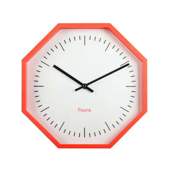 Reloj de Pared Octogonal.