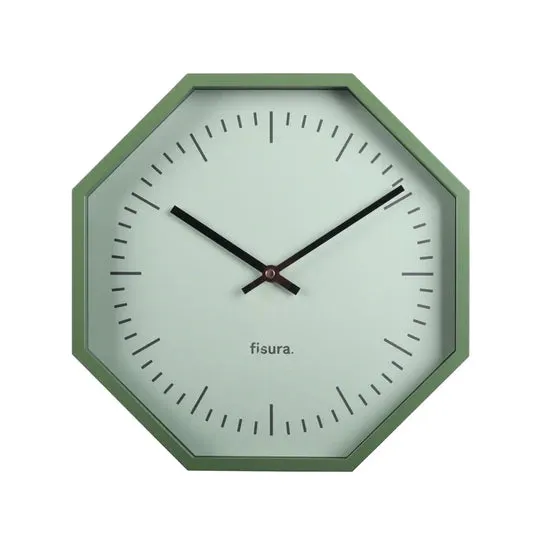 Reloj de Pared Octogonal.