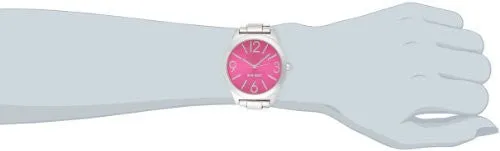Reloj para Mujer Plateado y Rosado Nine West NW/1585PKSB