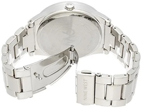 Reloj para Mujer Plateado y Rosado Nine West NW/1585PKSB