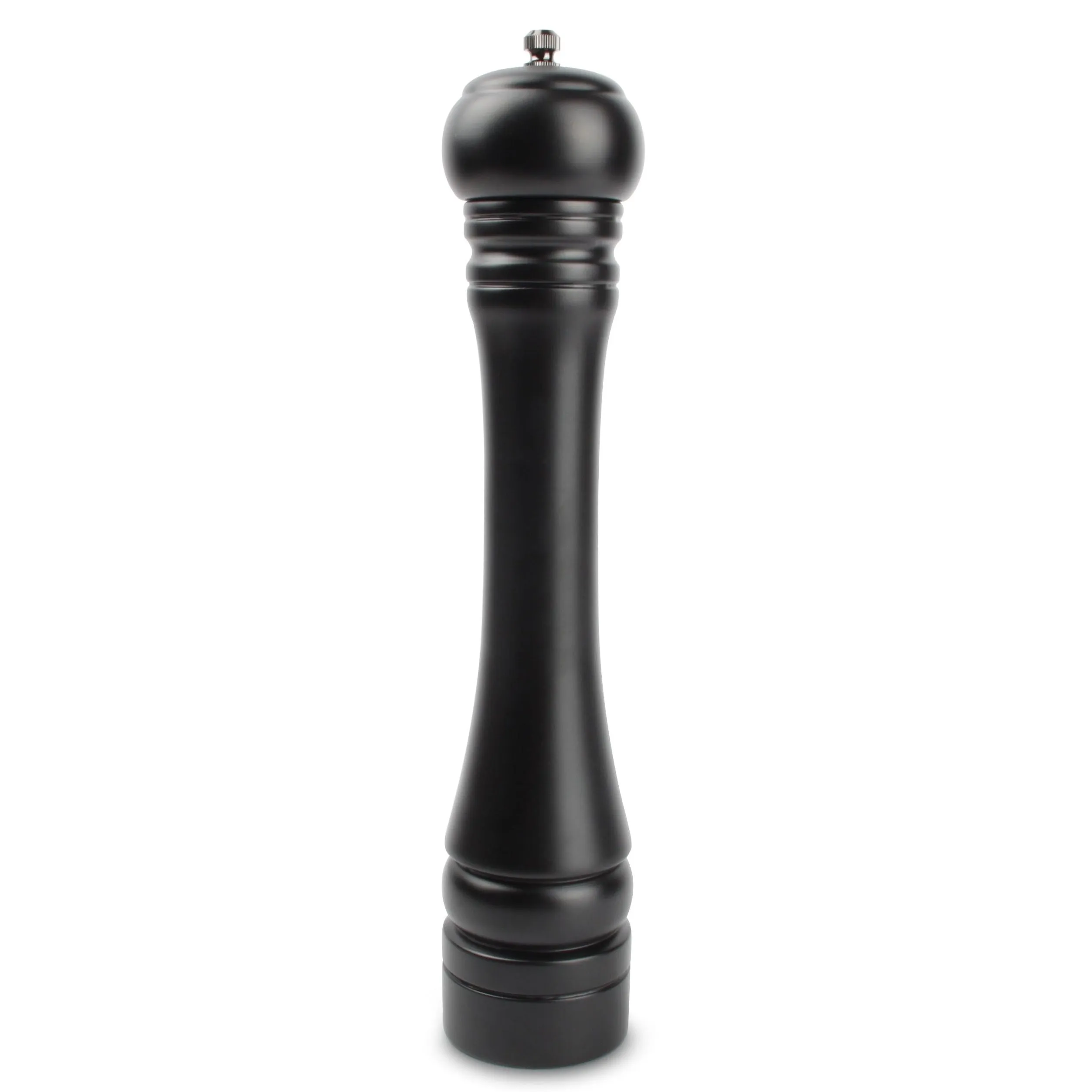 Salero y Pimentero de madera en negro.