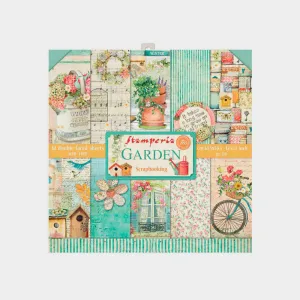 Set Papeles Scrap 'Garden' 30,5x30,5cm Stamperia