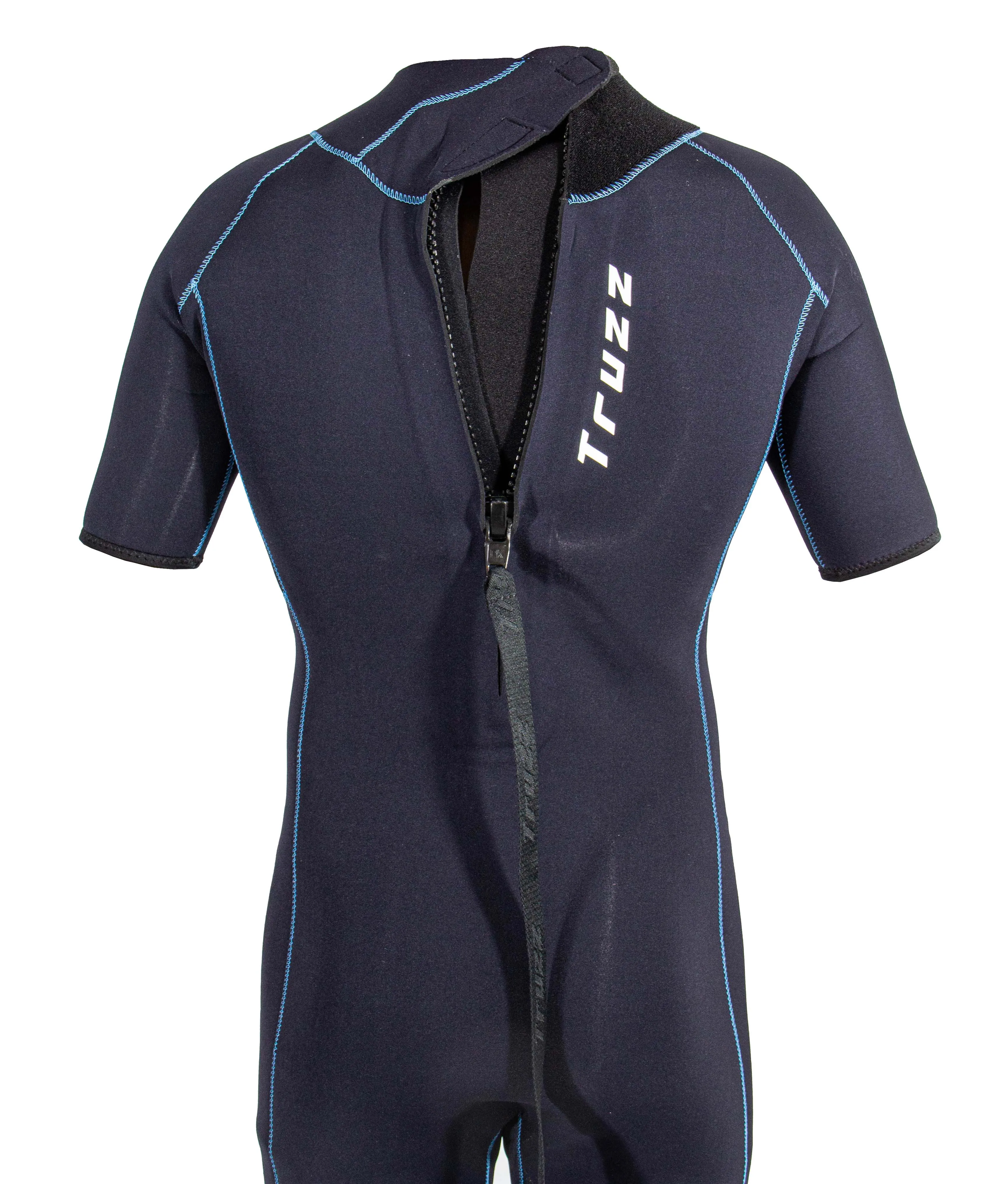 Short John Manga Curta Infantil 2.0 mm Truzz - Preto Azul