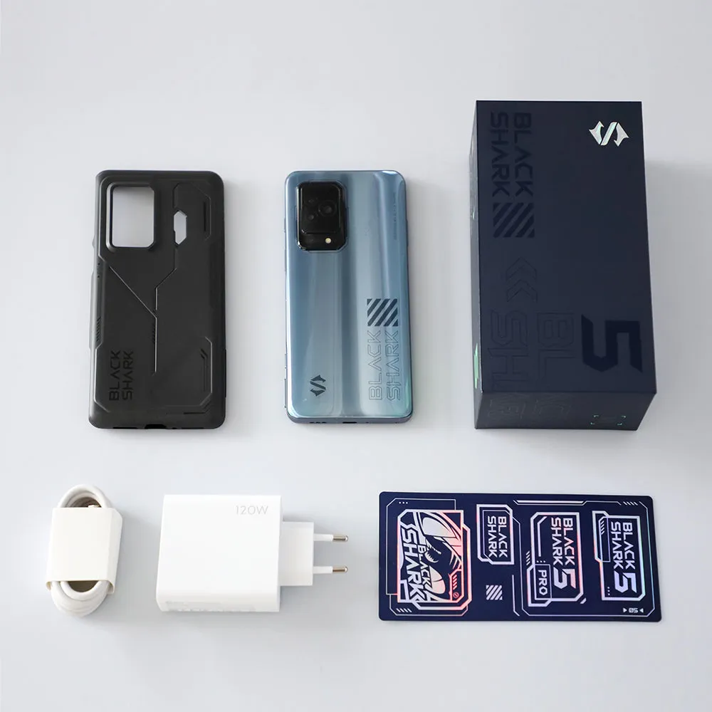 Teléfono Black Shark 5 Pro con 8 GB o 12 GB en RAM y 128 GB o 256 GB en ROM Colores Negro y Gris