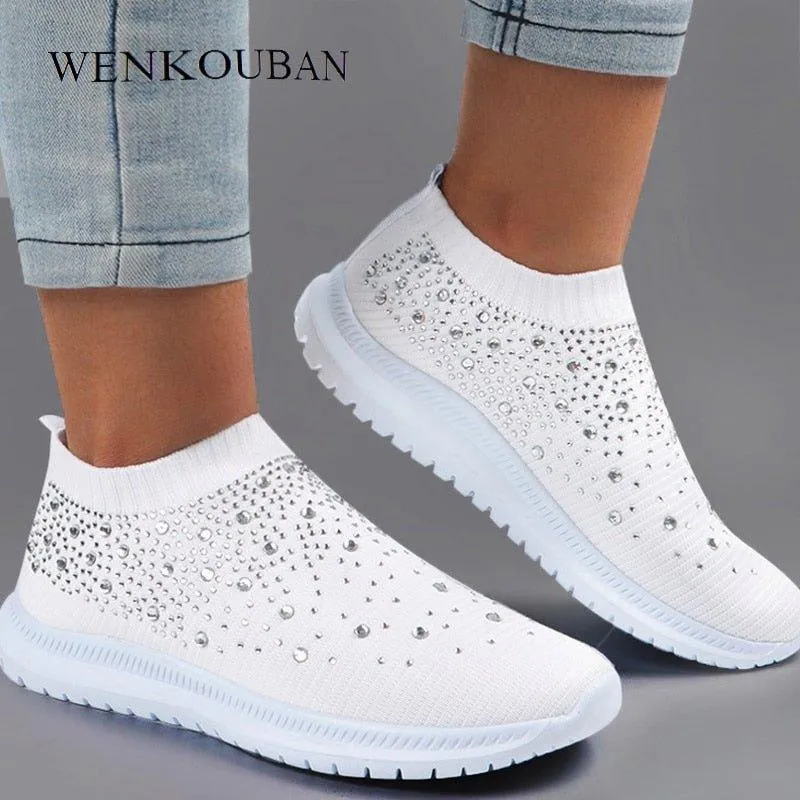 Tênis Feminino Crystal Brilhante