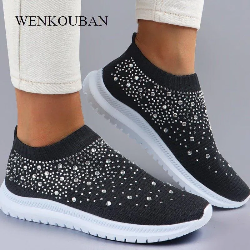 Tênis Feminino Crystal Brilhante