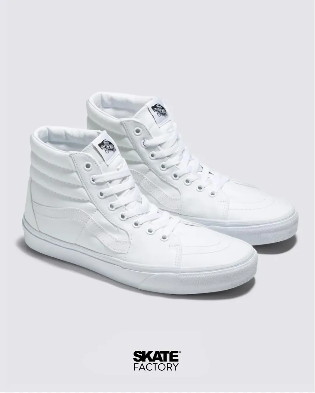 VANS TENIS UNISEX SK8 HI BLANCO