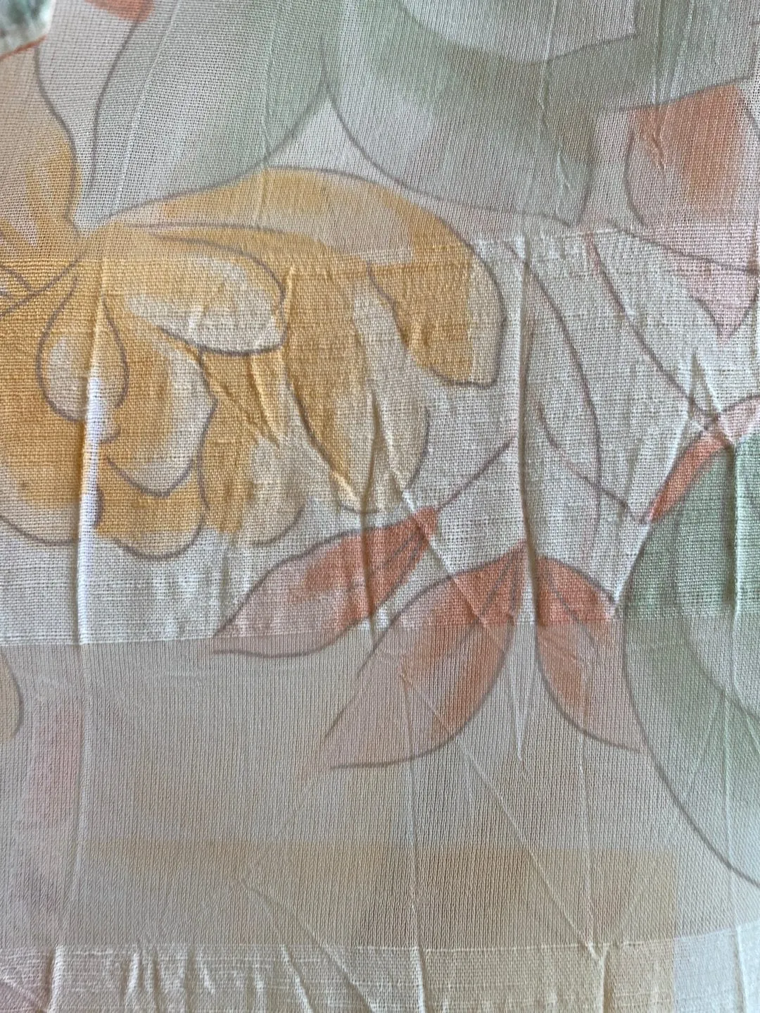 Vintagebluse - Fersken, str M
