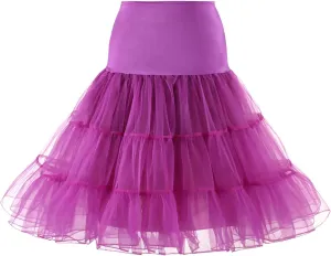 Women Wedding Petticoat Crinoline Underskirt Slips Underskirt for Women Wedding Petticoat Retro Swing Skirt