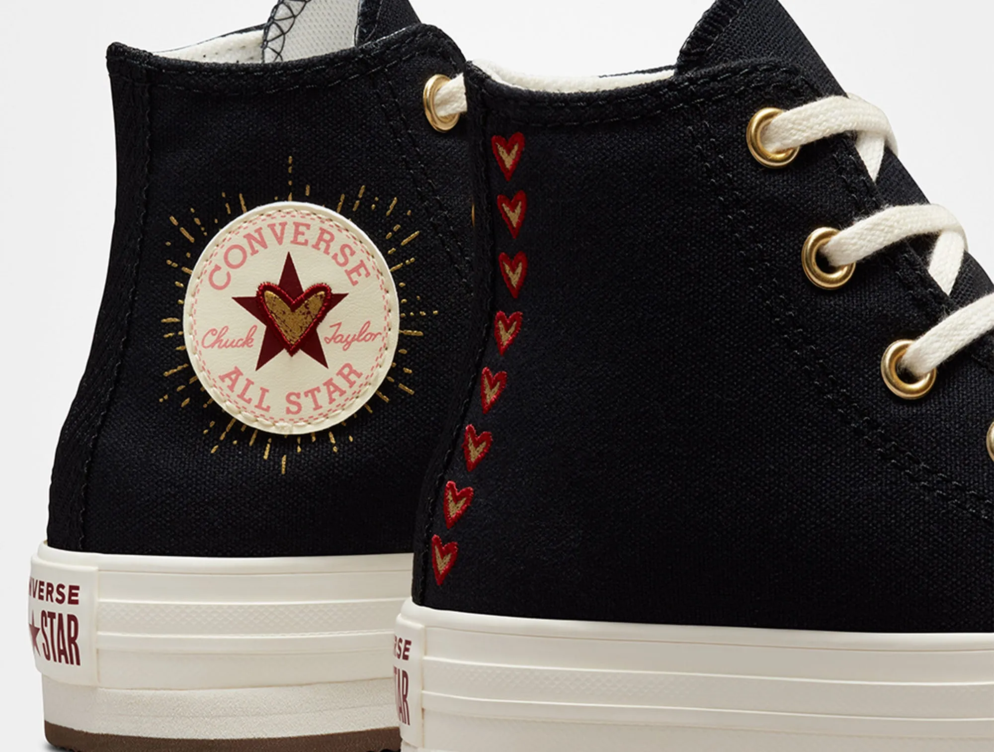 Zapatilla Converse Chuck Taylor Eva Lift Hi Junior Negro