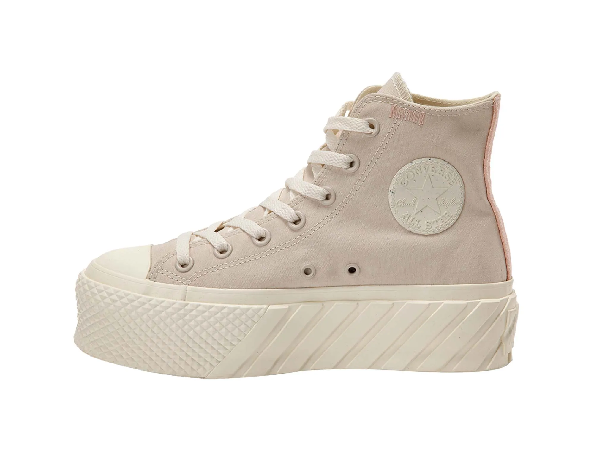 Zapatilla Converse Chuck Taylor Lift 2X Renew Mujer Beige