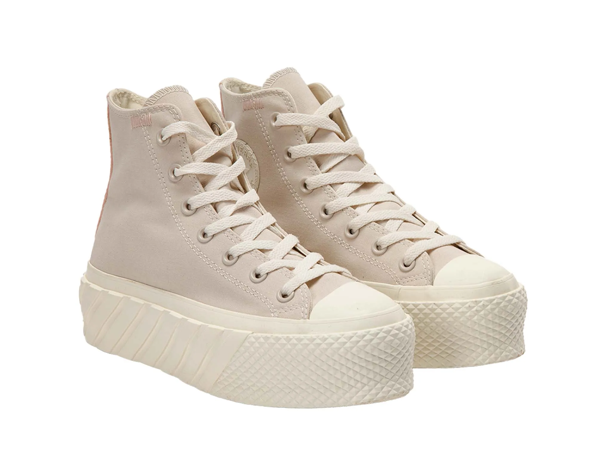 Zapatilla Converse Chuck Taylor Lift 2X Renew Mujer Beige