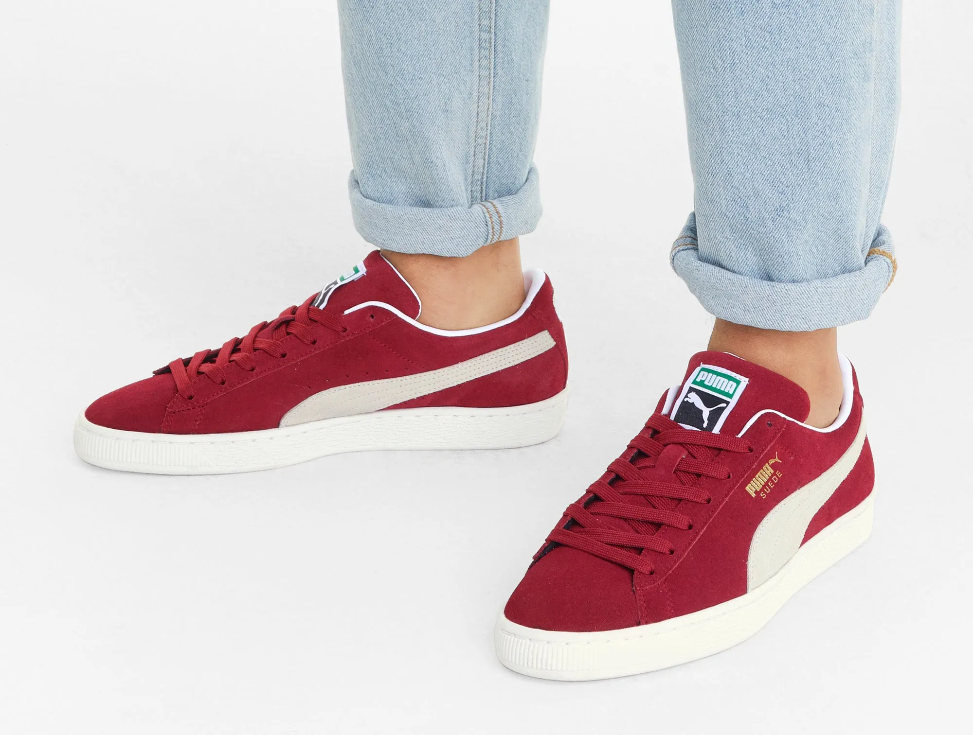 Zapatilla Puma Suede Classic Xxi Hombre Burdeo