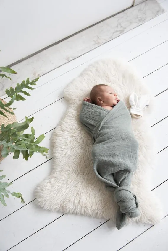 ZZZ Les Rêves D'anaïs set 2 hydrofiele doeken 110x110cm Bliss Olive