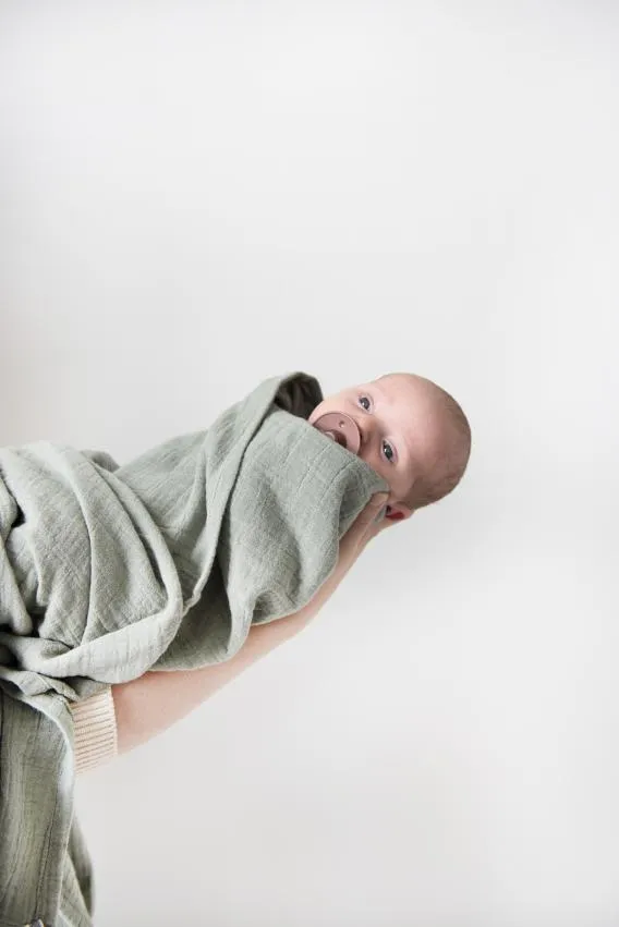 ZZZ Les Rêves D'anaïs set 2 hydrofiele doeken 110x110cm Bliss Olive